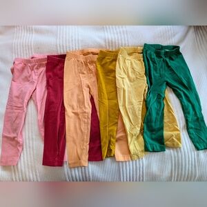 Old Navy Rainbow Leggings Bundle 2T